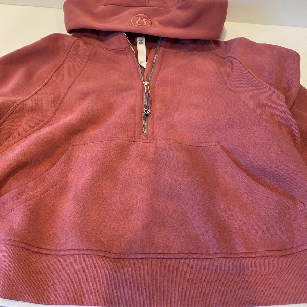 Lululemon Scuba Half-Zip Hoodie - Rose Pink